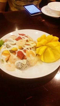 香芒大虾沙律