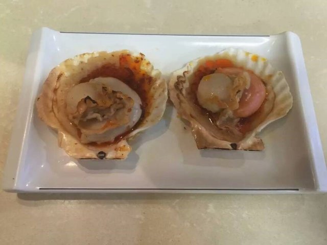 烤扇贝