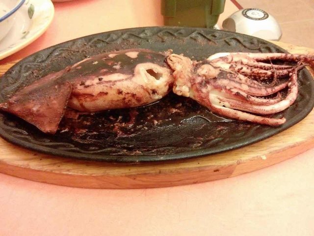 烤鱿鱼