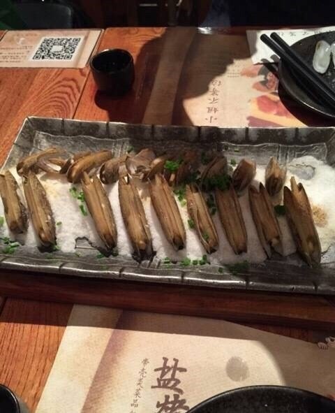 盐烤竹蛏