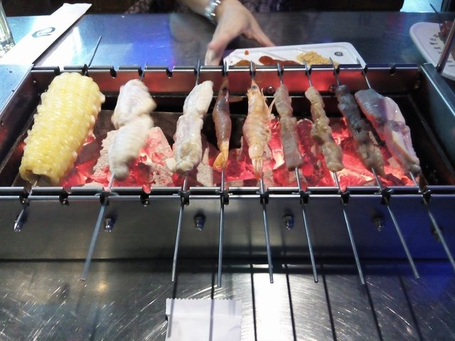 烤玉米