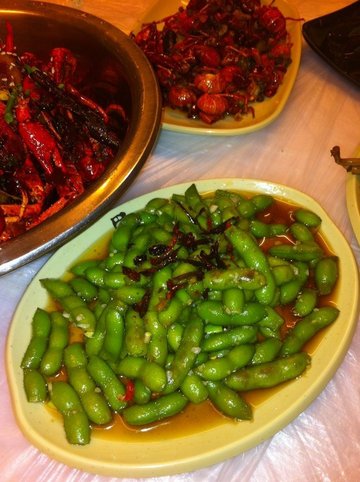 凉拌毛豆