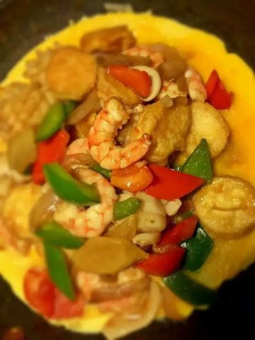 海鲜烩豆腐