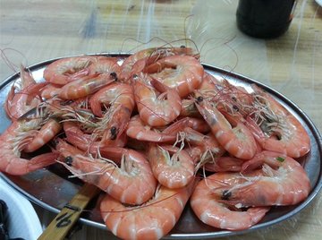 白灼青口虾