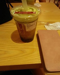 抹茶珍珠奶盖