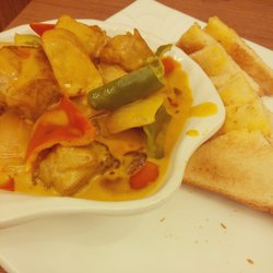 面包椰皇咖喱鸡