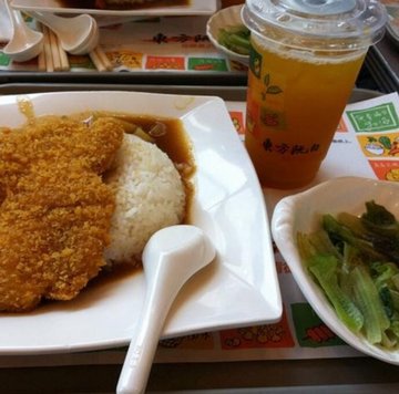 黄金猪排饭