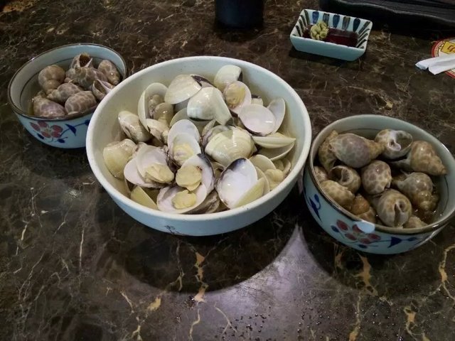 白灼贝类