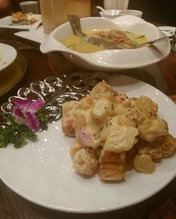 菠萝油条虾