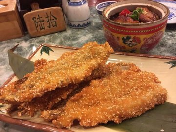 酥香芝麻鱼排