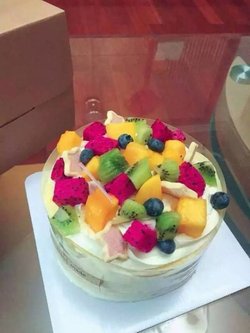 奶油水果蛋糕