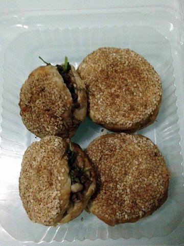 烧饼夹肉