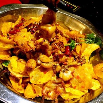 干锅牛蛙