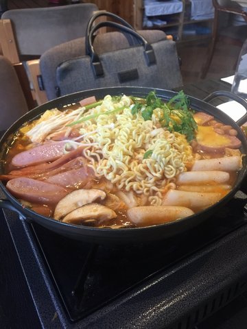 部队年糕火锅