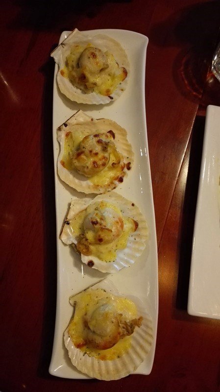 芝士牛油土豆泥焗帆立贝