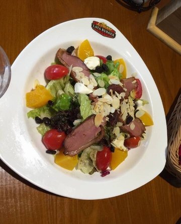 义式香煎熏鸭胸色拉