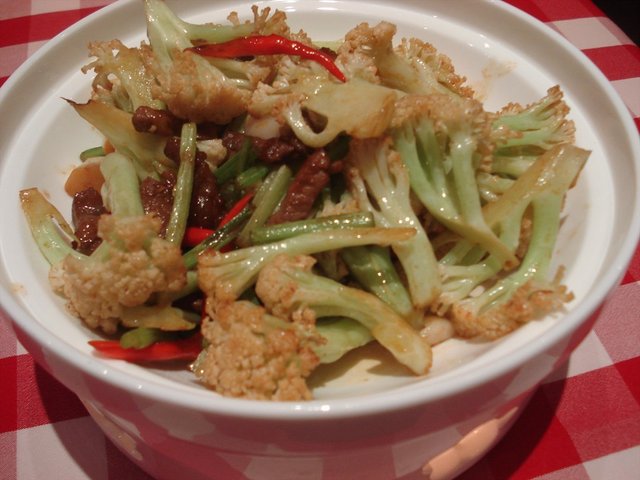 干锅花菜