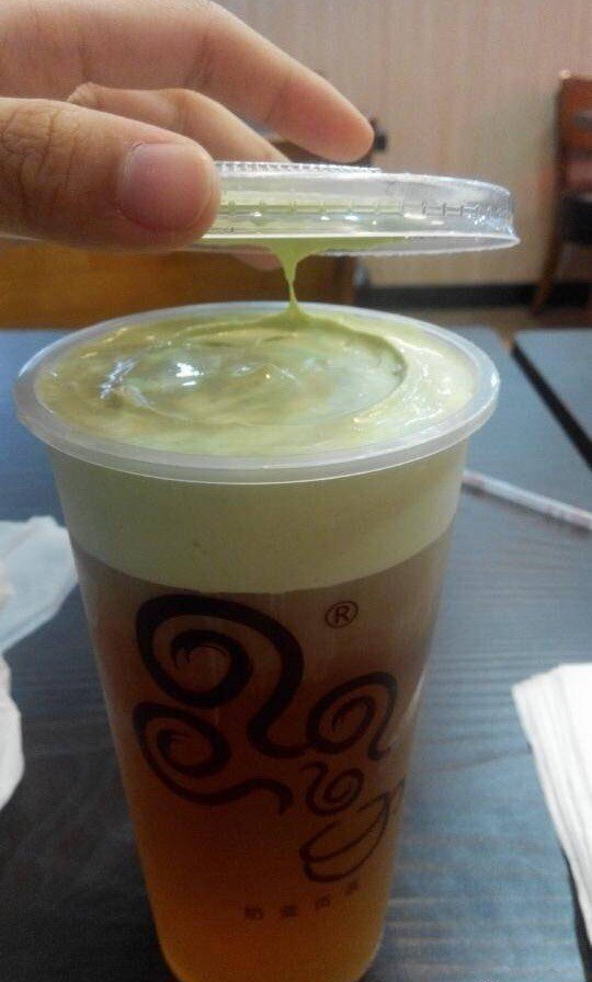 抹茶奶盖乌龙