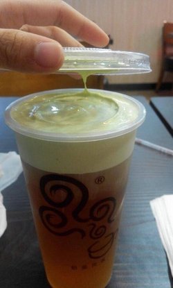抹茶奶盖乌龙