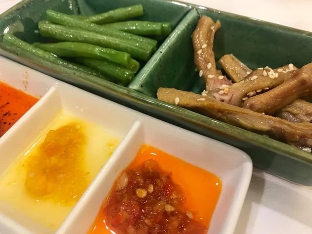 豆角、鴨掌