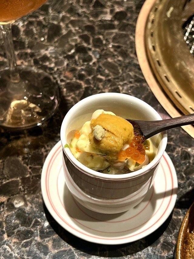 和風青海苔海膽茶碗蒸