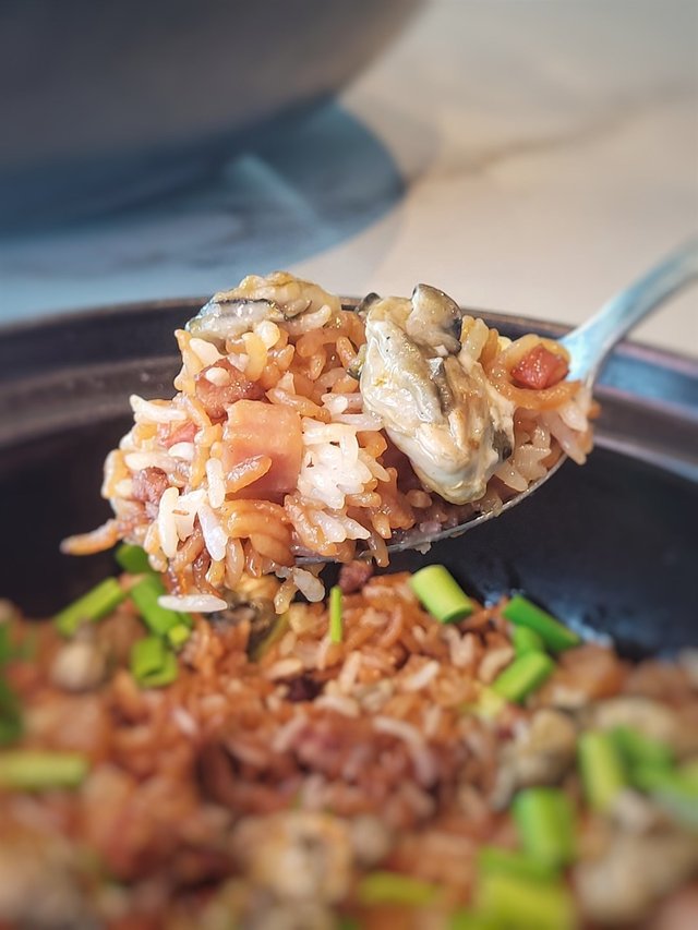 蠔仔芋芳燜飯