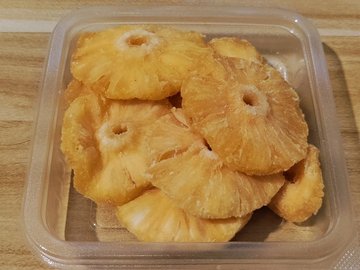 菠萝干200g 25.5元