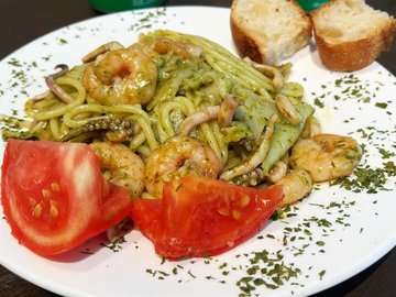 青酱海鲜意大利面