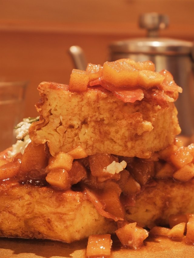 培根蘋果桂皮吐司