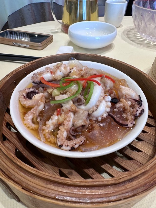 鮮沙薑蒸八爪魚