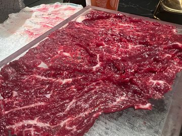 牛肉的选择比以前较少，但也很不错， 渌八秒就OK